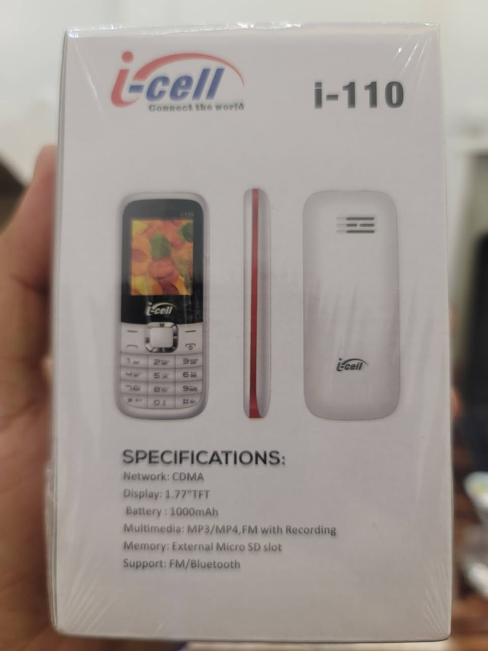 جملة - مفرد فقط ب ٩،٠٠٠ الف ( تسع الاف) !! 🔥

هواتف آي سيل 📱📲 جديدة يشغل خط الكفيل امنية (CDMA) 
متكامل مع ملحاقاته ( شاحن - كيبل شحن - هيدفون)
متوفر كميات ،، للطلب مراسة الصفحة  .


**إذا كنت صاحب هذا الإعلان وتريد حذفه لأي سبب، رجاءا أرسل رسالة إلى الدعم الفني**