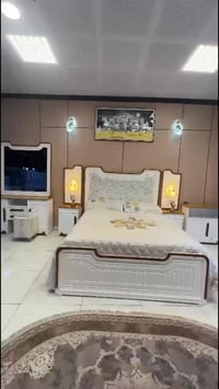 غرفه نجاره عراقيه • ١٠ قطع • سرير ٢٠٠×١٦٠