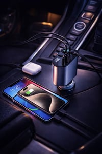 شاحن جداحة • ١٢٠ واط • وايرات سحب