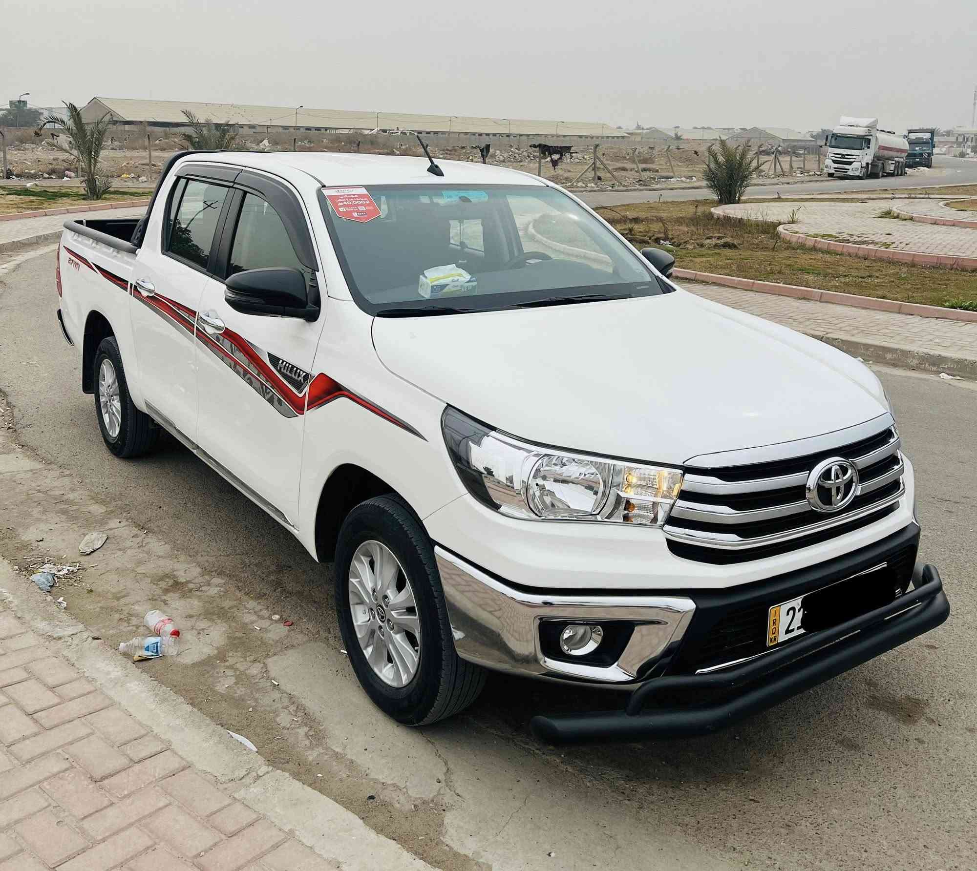 تويوتا هايلوكس ساز فول مواصفات 
موديل 2025
  رقم سليمانية 
عداد 2000 KM
بصمه
كراسي تدفئة تبريد
ثلاجة
مثبت سرعة
شاشه 
كاميرا
حساسات
تبريد خلفي
تحكمات ستيرن
اشاير مري 
امري شفط 
رقم الهاتف ***********
العنوان بغداد السيدية 
السعر 325 وبيها مجال
