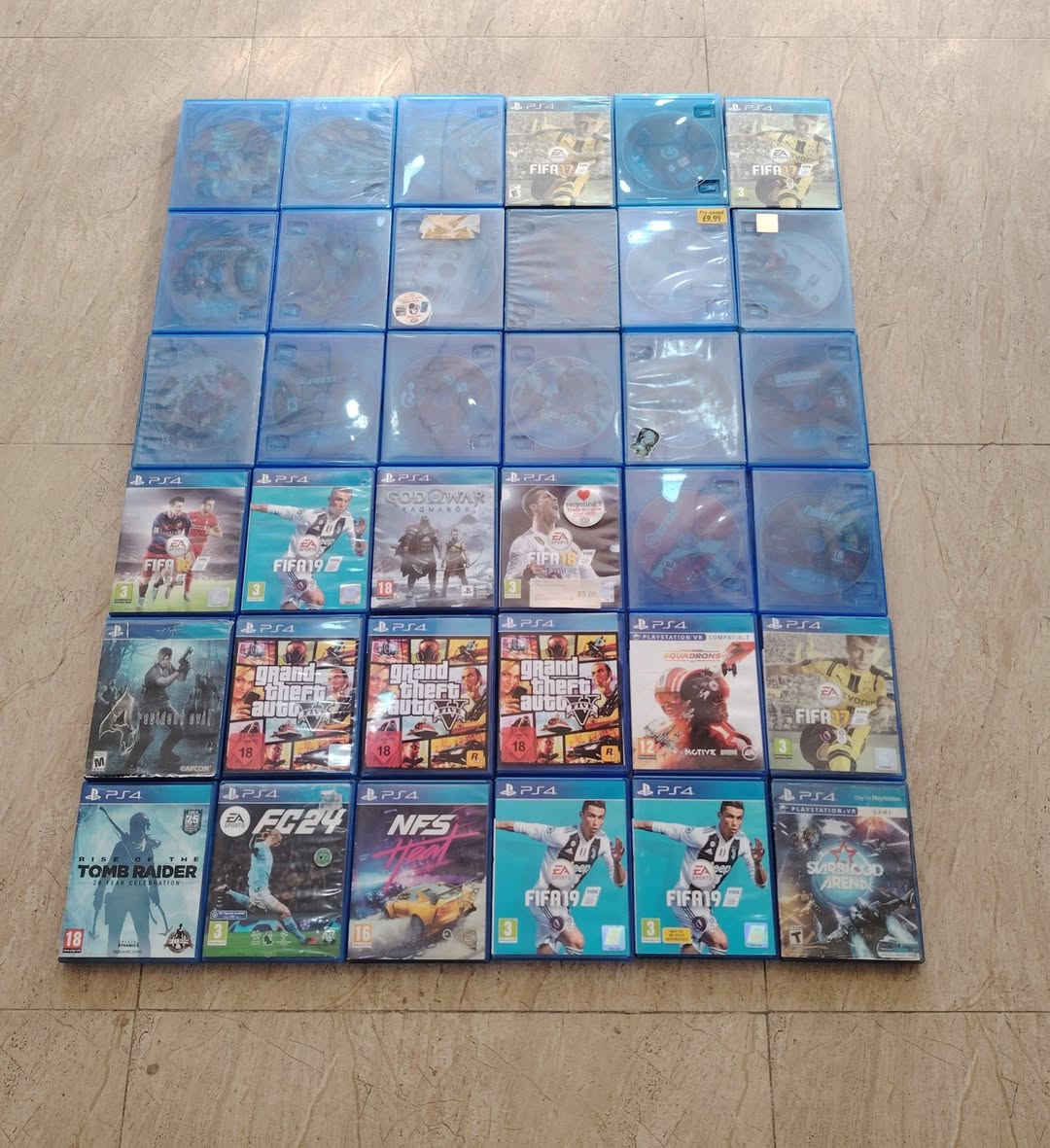 متوفر الان شلعه اقراص بلي 4 عدد 36 قرص العاب قويه وب سعر مناسب ابيع شلع ما ابيع مفرد 
متوفر توصيل لكل العراق
للحجز ***********
