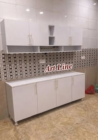 كاونتر ٢م • سنك مرمر ١٫٢٠م • خشب MDF