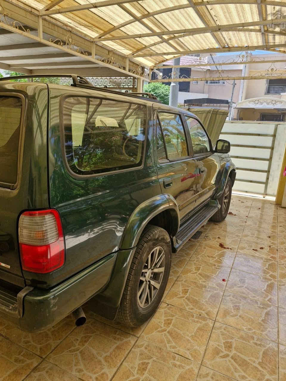 بسم الله الرحمن الرحيم
4Runner 3.4l v6 2wd
موديل 2000
مكينه كير تبريد ويا السويج شرط
كلشي بيها من الدعامية للدعامية شغال
منظومة بريك كامل متبدل مع الدهن
منظومة المي اتبدلت بالكامل
السيارة ابلاد مبيها جطل واير
تخم تاير جديد 
السيارة بيها قطعتين صبغ لان جاردة
مبيها حادث بيها بارد قطعتين كما موضح بالصور
وبيها جراد قليل كما موضح
بيها الطوافة البانزين عطلانه فقط
كلشي بيها حرفياً شغال
من كروز سرعة وماسحه خلفي وهالقصص
رقم اربيل الجديد 
السعر 115$ ورقة
مكان السيارة اربيل
الميعجبه السعر يكتب يا الله ويصعدلنه المنشور
وترة يك حساب تاخذ رخيص تصرف عليه
وكلشي بفلوسه والرزق ع الله 
واسف ع الاطالة
للأستفسار 
***********
