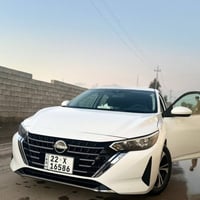 نيسان سينترا2023 SV لون ابيض عداد المسافة : 25الف ميل (بحالة الزيرو)  ...