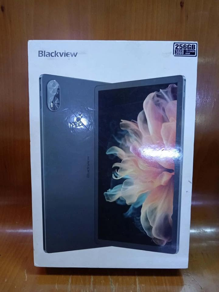 السلام عليكم  تاب للبيع Blackview MEGA 2
* التخزين: 256GB
* الرام : 36GB (12GB حقيقية + 24GB توسعة افتراضية)
* شاشة تقريباً 12 إنش
* أندرويد 15
* بطارية حوالي 9000mAh السـعر 250 قفل بدون عملة مكاني بعقوبة ***********

