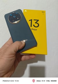 ريلمي 13 برو بلس مستخدم نظيف جدا جدا جدا جدا   ملحقات كامله  +شاحنه 12...