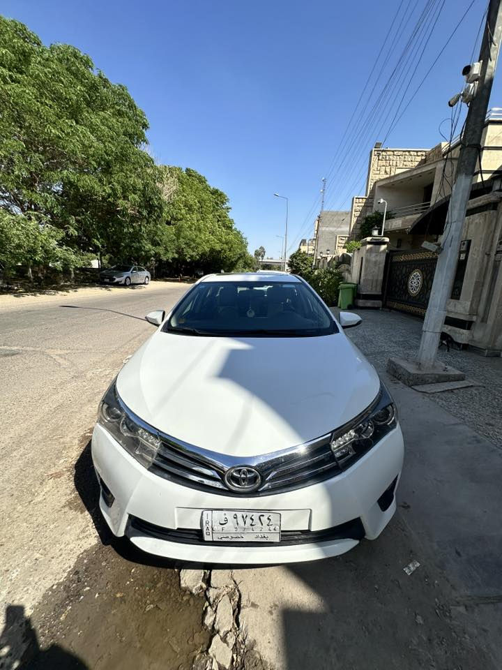 كورلا خليجي ١٤  فول مواصفات  بصمة ،فتحة، اشارة، محرك2000  رقم بغداد باسمي تحويل ثاني يوم   ماشيه ١٣٦ 
السعر شدة قفل 
للاستفسار الاتصال او واتساب 
***********

