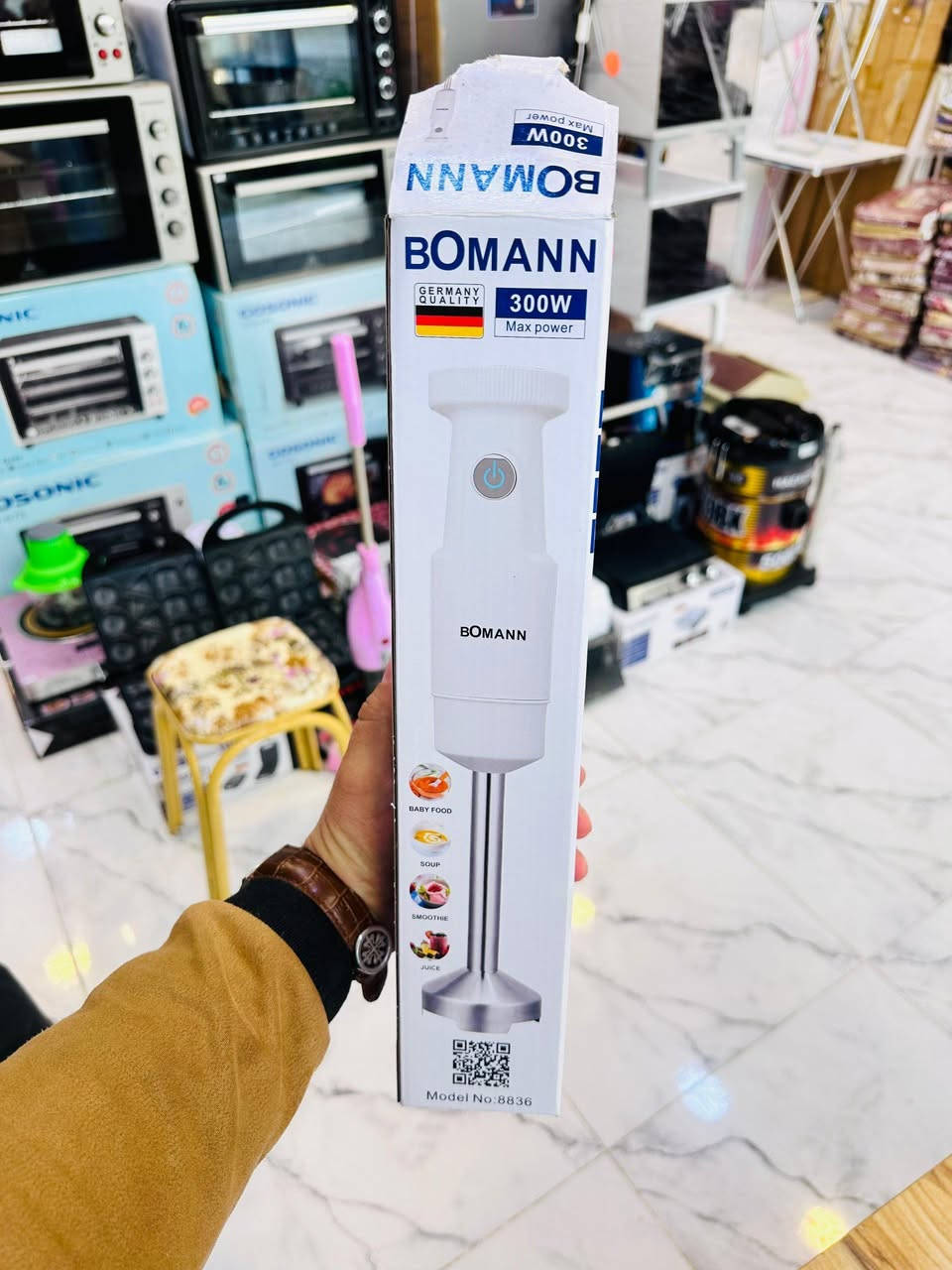 مهراسة استيل من شركة بومان 
قوة 300 واط
السعر // ١٥,٠٠٠ الف ___
🔥🔥🔥🔥🔥🔥🔥🔥🔥


**إذا كنت صاحب هذا الإعلان وتريد حذفه لأي سبب، رجاءا أرسل رسالة إلى الدعم الفني**