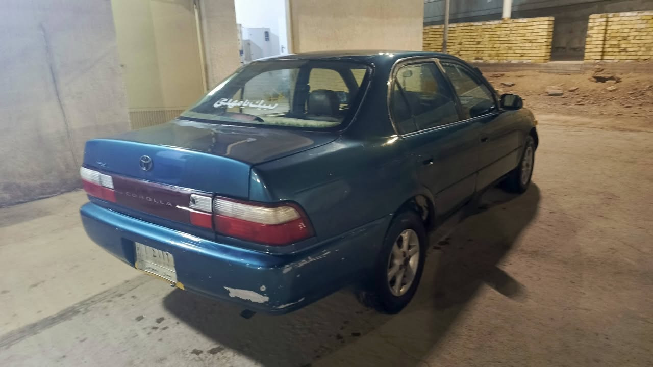 السلام عليكم كورلا 95 للبيع مكينه 1600 تخم تاير بات ي جديد حداديه 90 بل ميه تبريد شغال سياره جاهز من كاشي السعر 50 اليحب يتصل *********** مكاني العمارة السياره بسمي مراوس هم تراوس بحدث
