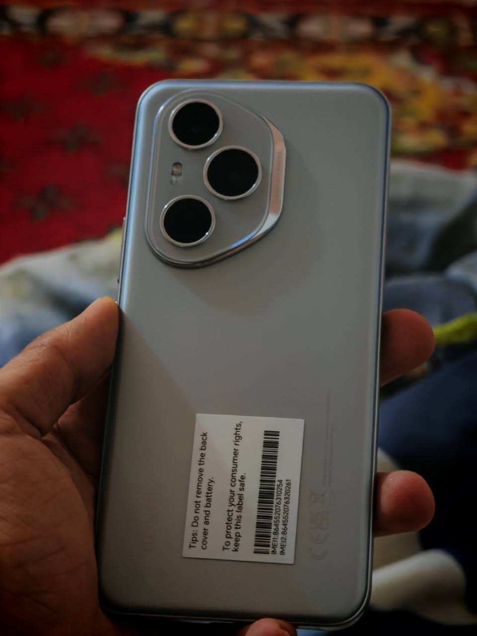 HONOR 400 PRO || 512 G
نسخة عالمية شريحتين
الجهاز نضافته 90 بس الشاشه بيها شخوط قليلة 
كامل ملحقات كارتون وشاحن 
مكاني شارع فلسطين 
للبيع او مراوس بسعر (650) قفل
واتساب 
***********
