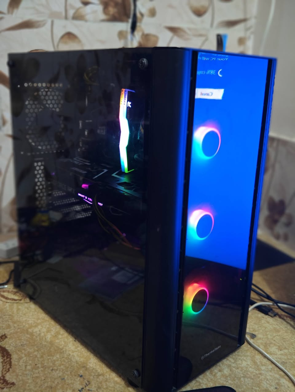 کەیسی گەیمینگ بێکێشە و خاوێن
٦٦٠$ معامەلە 

GPU: RTX 3070 8GB 3fan
CPU: Intel Core i5-11400
Motherboard: MSI H510M-A PRO
RAM: T-Force DDR4 16GB (8x2) 3600MHz
Case: Thermaltake V250 TG ARGB
Storage HDD: Seagate Barracuda 1TB SATA
Storage SSD: XPG M.2 256GB SX8100NP
PSU: THERMALTAKE 550W+80


**إذا كنت صاحب هذا الإعلان وتريد حذفه لأي سبب، رجاءا أرسل رسالة إلى الدعم الفني**