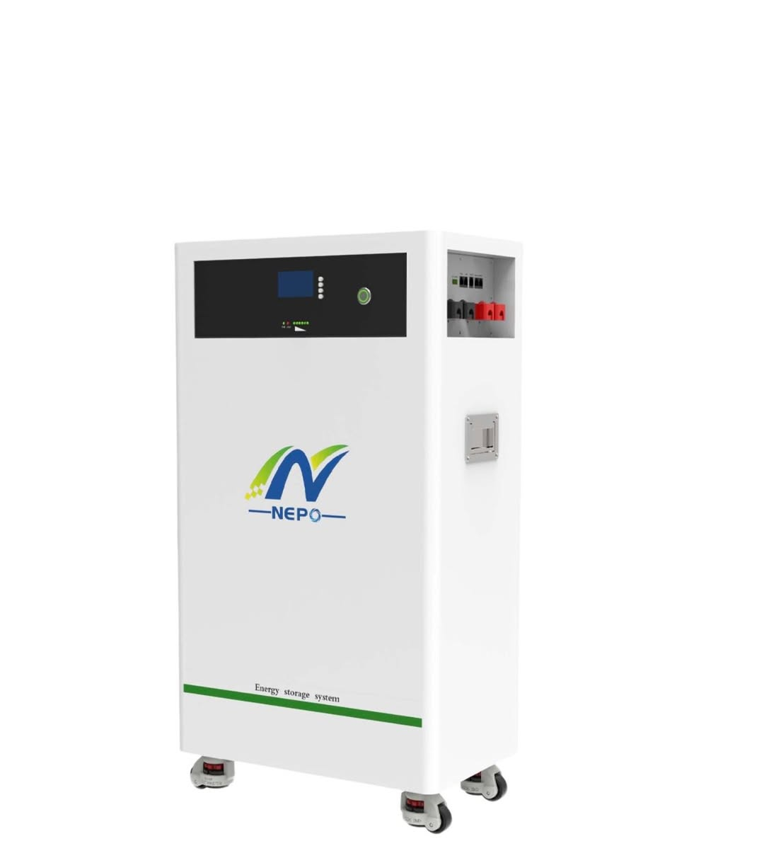 متوفر بطاريات نيبو 
حجم 10kw 
خلاياها فوسفات الحديد
عدد الدورات 6000
ضمان خمس سنوات صيانة
‏للطلب 
***********
