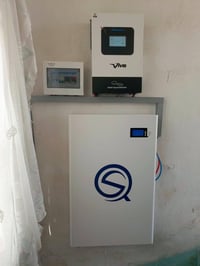 طاقة شمسية • ألواح 625واط • بطارية ليثيوم