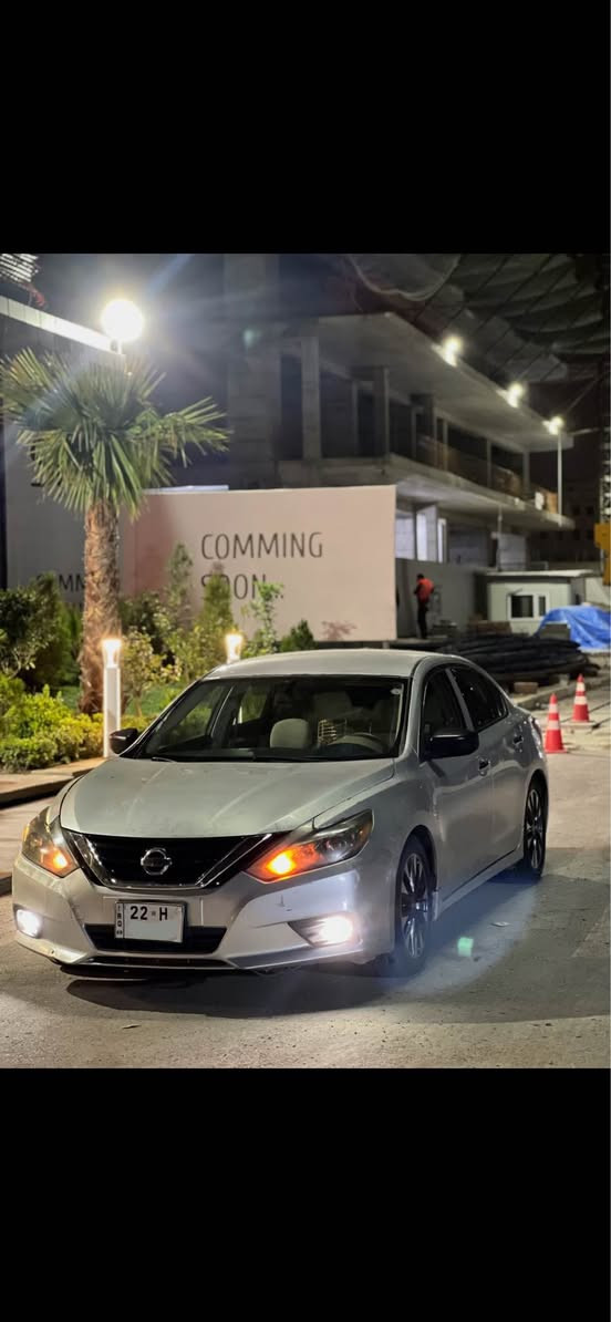 Nissan altima 2016 S                              بوفروشتن ناوزةرد مواسةفات بةسمة شاشة كاميرا تعديل سرعة گوشين كارةباي زور مواسةفاتي تر سةيارةكة سبوغ عام نيية بة سبوغ عام دةفروشم بي ناوگرتن پيش و پشتي كةپسة   هةموو شتي نوية سةنةوي هةتا ٢٠٢٨ وة ١٠ وةرةقة غرامةي لةسةرة گير و مةكينةو تةبريد و تةقةو رةقةو بةناوكردن غةرامة وةرگةران براوة هةمووي بةشةرت سعر ٩٦      وةرةقةو مةجال شوين هةولير *********** أربيل, العراق
