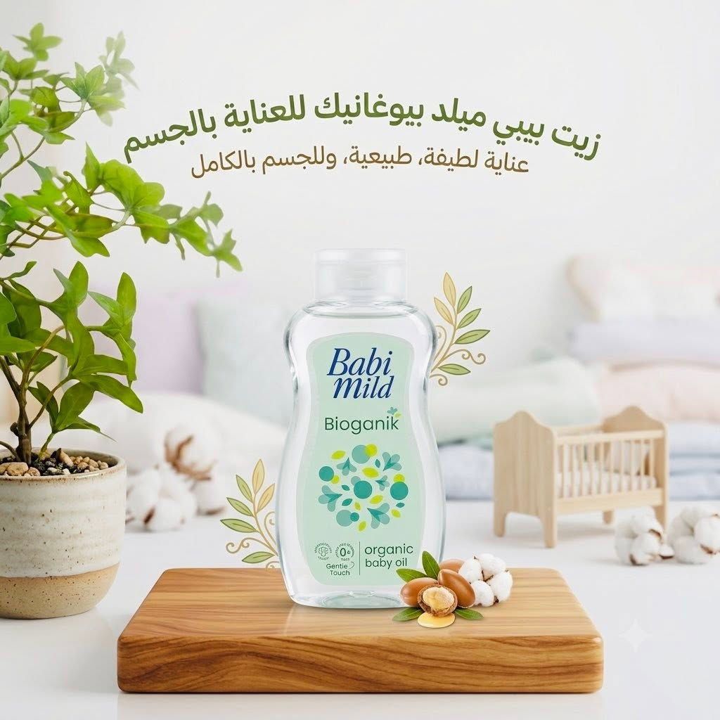 💜 كل العناية اللي يحتاجها طفلك… بمكان واحد! 👶🫧
مجموعة Babi Mild تجمع لكم كل أساسيات العناية اليومية بتركيبة لطيفة وآمنة على بشرة الأطفال، لتمنحهم نعومة وانتعاش من أول يوم.

✨ تحتوي المجموعة على:
🧺 غسول ملابس 1.5 لتر
🛁 شامبو شعر للأطفال
🍼 زيت جسم مرطب
🌸 لوشن جسم
🤍 بودرة جسم

تركيبات لطيفة، بروائح منعشة، ومناسبة للعناية اليومية ببشرة طفلك الحساسة.

📍 زورونا مجمع النرجس للأطفال – داخل مدينة الخيول الترفيهية، مجاور مكتبة فلامنكو.
🚗 يتوفر توصيل داخل وخارج محافظة الديوانية.
📞 للاستفسار والطلبات: ***********. 💜
