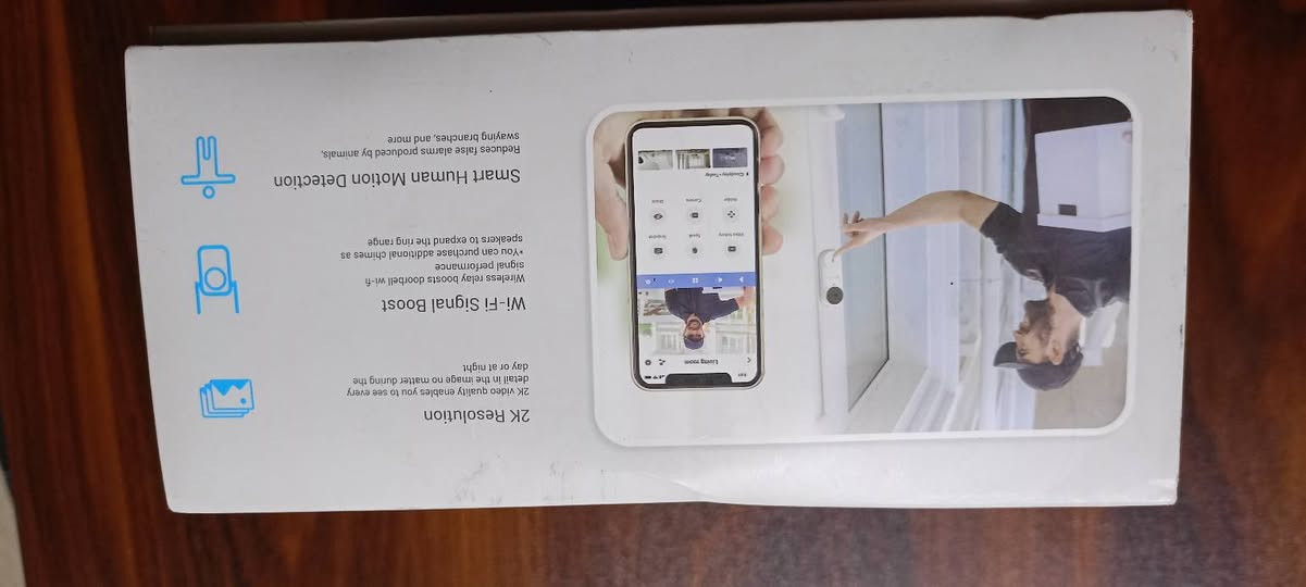 هذا طقم جرس باب فيديو ذكي EZVIZ DB2.
يتميز بدقة فيديو 2K عالية الوضوح.
يعمل ببطارية قابلة لإعادة الشحن بسعة 5200 مللي أمبير، وتوفر عمر تشغيل طويل يصل إلى 115 يومًا.
مجال رؤية واسع للغاية يبلغ 176 درجة.
يتضمن جرسًا داخليًا (chime) لاسلكيًا بعدة نغمات رنين.
يدعم اكتشاف الحركة الذكي للأشخاص ومزود بإن محلذار ضد العبث.
إخلاء مسؤولية: هذه المعلومات تقنية وتجارية بحتة. 
 السعر65
توصيل ماعندي 
للشراء 
 مكان حي عامل بغداد ***********  واتساب
***********
