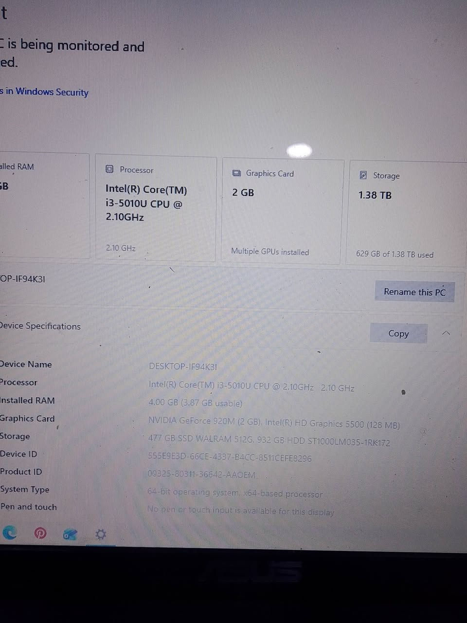 لابتوب مواصفات كور 3 جيل خامس ولابتوب مستخدمه العاب +برامج اريده مراوس بكيس. مواصفات زينه
كرت شاشه داخلي خارجي 4 
بطارية ساعه
هارد 1تيرا
+540 sdd


**إذا كنت صاحب هذا الإعلان وتريد حذفه لأي سبب، رجاءا أرسل رسالة إلى الدعم الفني**