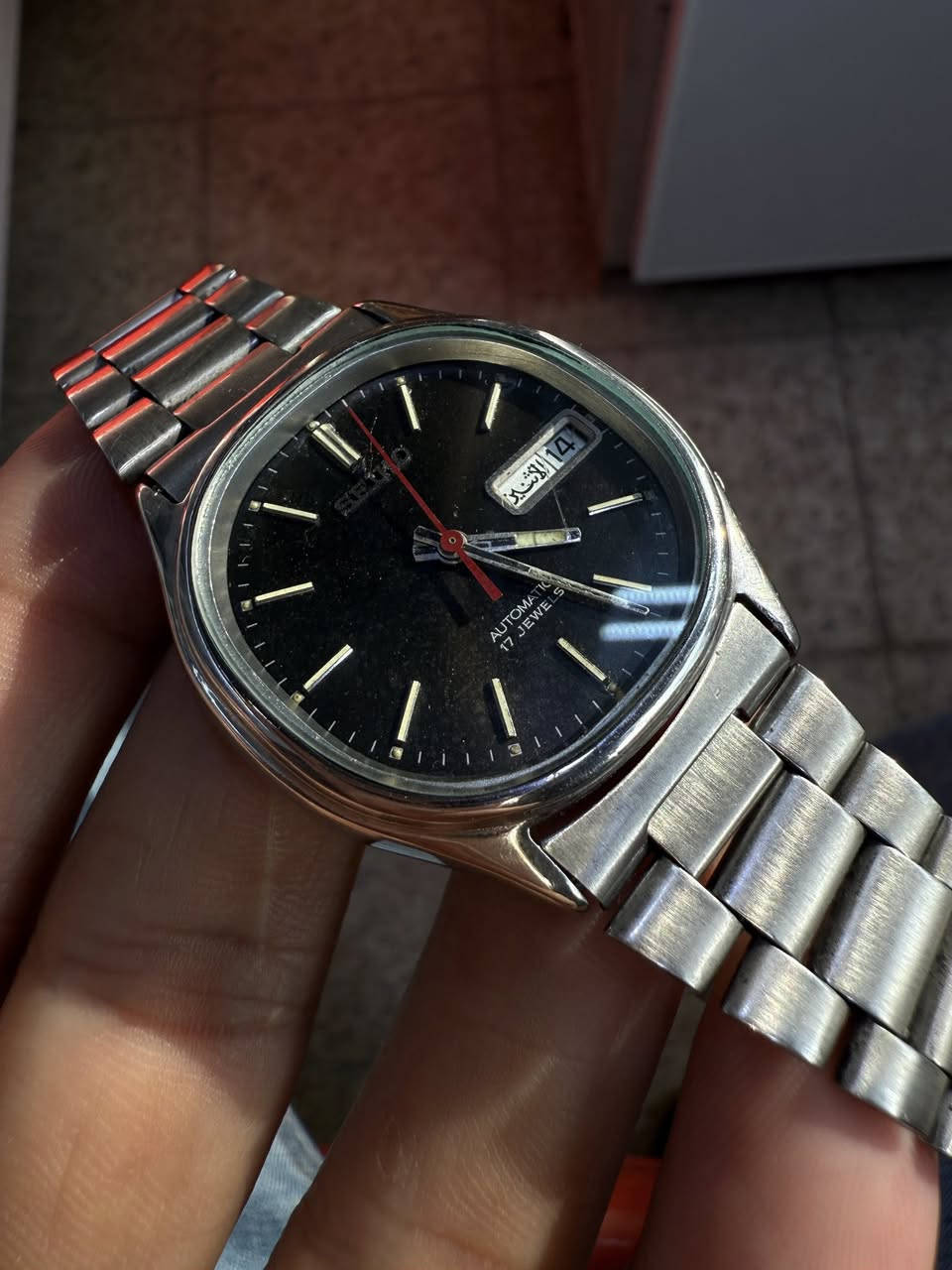 سايكو 
اوتوماتيك 
17 حجر 
منفذ شهري سبوعي
عقارب ارقام لامينوس
مختمه الساعه
السعر 70 الف


**إذا كنت صاحب هذا الإعلان وتريد حذفه لأي سبب، رجاءا أرسل رسالة إلى الدعم الفني**