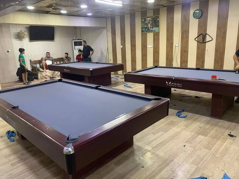 السلام عليكم  🖤🎱🎱
♡
ميوزه جديد ومستخدم 🎱🖤
♡
ويوجد لدينا توصيل لكافه انواع البلياردو 🎱
♡
لدينا طوبات وكيوبات 🎱🏓🏏
الستفسار  *********** وبي واتساب 📞📲
