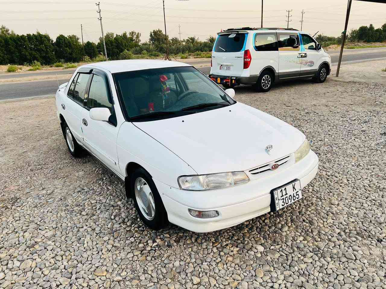 للبيع كيا سيفا موديل 1995رقم بغداد انكليزي بسمي جاهزه سياره من كل نقص كهربائيات حداديه مكينه كير  كله جديد فقط تبريد غاز صبغ تلكيط ابيع احزام اترايك وين ماتريد سعر 40 عنوان بابل الشوملي للستفساره ***********

