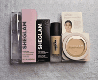كريم اساس شيكلام 
اقوى فونديشن فول گڤر ممكن تستخدميه❤️ 
فوندشن برو مات من شيكلام تغطيته عالية 
وخفيف ع البشرة 
غير دهنـي ، ثابت لمدة ١٦ ساعة
تركيبة خفيفة لا تسبب بأنسداد المسام
خافي للعيوب ، بيه نسبة ترطيب 
لايسبب منظر متكتل للبشرة
لايتأكسد ويتغير لونه 
يلائم جميع انواع البشرة
الـعنصر الثاني 🛑
بودرة أساس سكين فوكس من شجلام 
تغطية عالية وناعمة من شيجلام ( باودر فاونديشن ).
هي بودرة أساس بتغطية وثبات عالي تخفي العيوب والهالات السوداء وتمنحك بشرة موحدة اللون.
ملمسها خفيف على البشرة ومناسبة لجميع أنواع البشرة.
متوفرة بدرجات مختلفة لتناسب جميع درجات البشرة.
العنصر الثالث 
برايمر شيكلام 3 في 1 🛑
الأصلي 💯 
SHEGLAM
🎀مصحح للبشرة الباهتة 
🎀يخفي العيوب 
🎀يغذي البشرة 
🎀يقلل افراز الدهون 
🎀يهيئ البشرة قبل المكياج 
🎀ينطي مظهر منعش وصحي ونظيف للمكياج
🎀يرطب البشرة بشكل كلش يجنن
🎀مكوناته نباتية مشتقة طبيعيا
سعر البكج 40 ألف 

‏ ***********
#كوزمتك #العراق #خاص #شيكلام #عدسات_تجميلية
