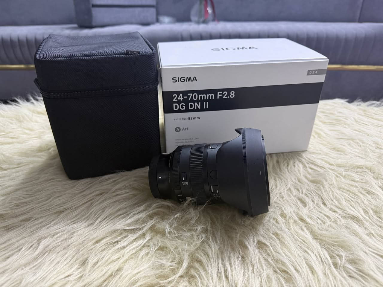 فلتر LENS FILTER
وعدسه سكمه 24-70 

فتحه العدسه 2.8

الاصدار الثاني 

التوصيل موجود

واتساب ***********
