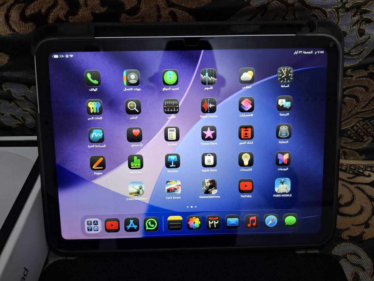 ايباد جيل 11 معالج A16
بطارية 🔋  100
استخدام لشهر فقط
اشتريته بي550 الف ورايده 495 الف 🔒 او نتراوس بي تابلت
موجود بل فيس و واتساب فقط
***********

