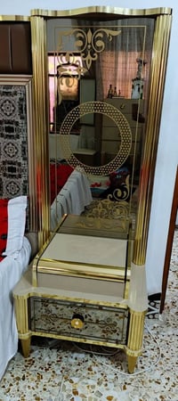 غرفة نوم تركي للبيع نضيفة 11 قطعة السعرر 2 مليون وبيهاا مجاال للاستفسا...