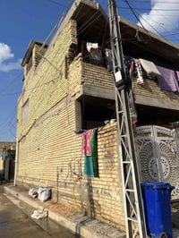 بيت للبيع 100متر مربع ركن طابقين قرب جامع الشهيد رائد بي الطابق الاول ...