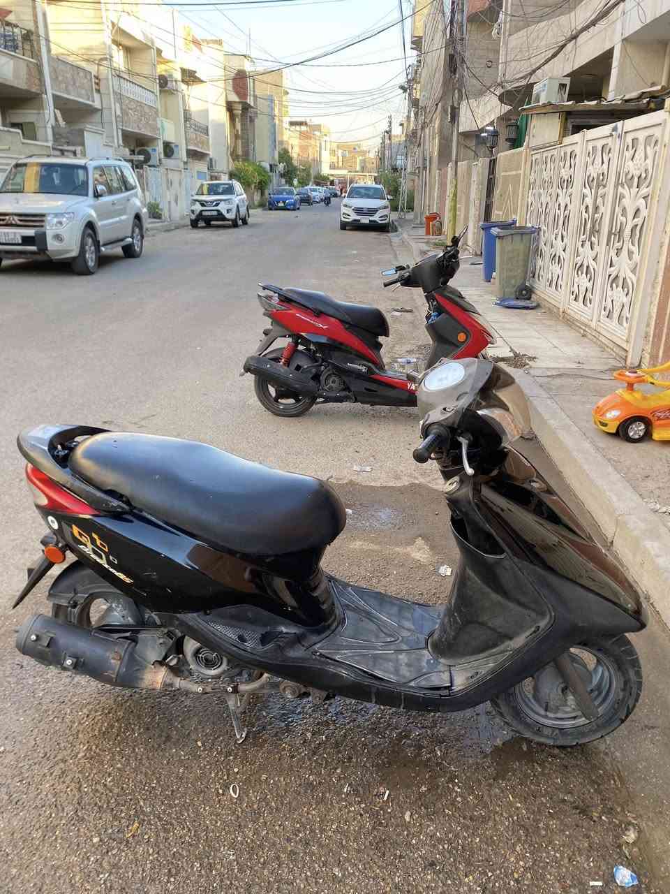 السلام عليكم دراجه بغبغاء نوزل كوري نظيف برغي ممفتوح بيه مكينه ناعمه دراجه للبيع سعره 950 ألف وبيه مجال بسيط حك الجيه مكاني بغداد حي القاهرة تواصل ع هذا رقم ***********
