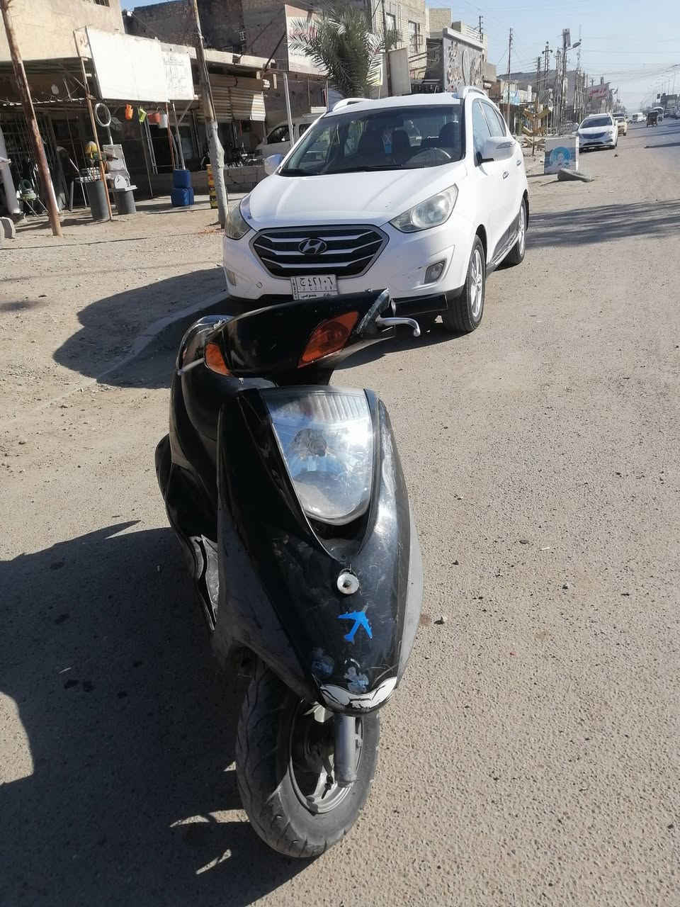 السلام عليكم دراجة للبيع بريز الدراجة نعومة شلعة معدل باتري جديد فلتر شوتة جديد سلف هندر شغال اشاير كلة شغال خير من الله بس بيهة كابريتر وصخ تكطيعة بصيطة السعر400وبيهة مجال للشراي مكاني الحسينية رقمي ***********وخادم للطيبين ولله محتاج اريد ادخل خصوصي طالب سادس ول دراجة مداريهة بانزين محسن ودهن ادير امزويل مفيس موجود
