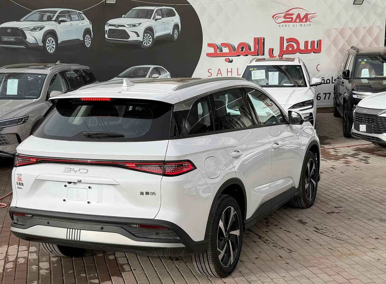 🏢 شركة سهل المجد لتجاره السيارات الحديثه 
🚘 BYD Sealion 05 DM-i 2024 – Flagship
لون الإسمنتي  | لون الابيض 
فول مواصفات | جاهز تسليم فوري

⚡ مستوى جديد من الهايبرد

🔹 مدى كهربائي 100 كم | شحن سريع 30 دقيقة
🛞 ويل 19 إنچ
🔹 سقف بانوراما | مقاعد كهرباء (أمامي) + تدفئة وتبريد
🔹 إضاءة محيطية | شاشة 15.6 قلابة | دخول ذكي (بصمة + كارد)
🔹 شحن لاسلكي 50 واط | 8 سماعات
🔹 كاميرات 360 + رؤية شفافة | رادارات كاملة
🔹 نقاط عمياء | بريك طارئ | مثبت سرعة + ACC
🔹 Auto Hold | وضعيات قيادة (اقتصادي - رياضي - ثلوج)

📍 بغداد – السيديه قبل دخول الخيزران 

*********** ☎️***********
***********  ☎️***********
    ***********   ☎️.***********

#BYD #Sealion05 #DMi #هايبرد #سيارات_العراق
