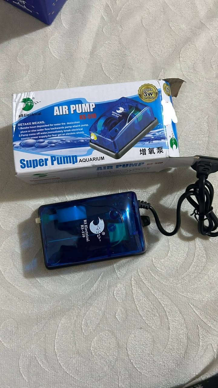 ماطور  510_Rs صيني
220V
,,3W
,,2.5L/min 
فلتر اسفنجي xy_2810 صيني + صوندة 

تواصل خاص


**إذا كنت صاحب هذا الإعلان وتريد حذفه لأي سبب، رجاءا أرسل رسالة إلى الدعم الفني**