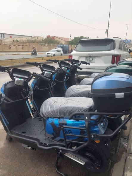 الهم صلى على محمد وال محمد
تم بعون الله وصول دراجه شحن كهربائيه 
موصفات شاشه اكترونيه بصمه عدد البطاريات 6ليثيوم
جميع الالوان العنوان حي صدر قرب فلكة الساعه 
***********۔
