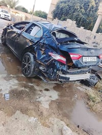 كامري 2018 رقم بغداد  تحويل مباشر  أبيع ع حادثها 07808828434