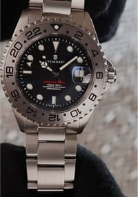 Steinhart Ocean One GMT • تنجستن • أوتوماتيك GMT ٤٢مم