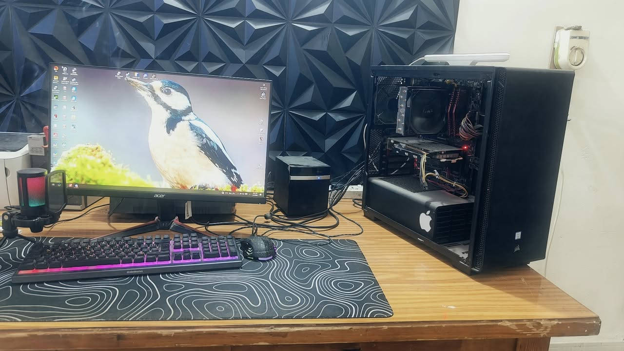 سلام عليكم كيس فقط للبيع
كارت الشاشة gtx1060 6gb
المعالج i7 - 6700k cpu
رامات  8×2
هارد 256
مذر بورد  msi b150 Gaming
باور سبلاي 550w 
مبرد - هوائي 
السعر  550 الف وبي مجال 
واتس ***********
