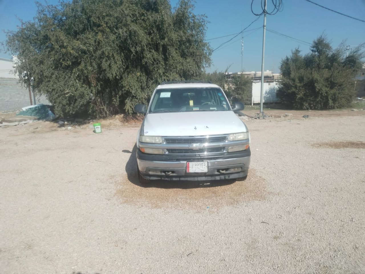 السلام عليكم جي ام سي 2003 كير مكينه جدا  حداديتها تخم تاير جديد سياره جديده جاهزه
سياره دوات بدون ارقام سعرها 35 وبيها مجال *********** عنوان نجف ابو صخير
