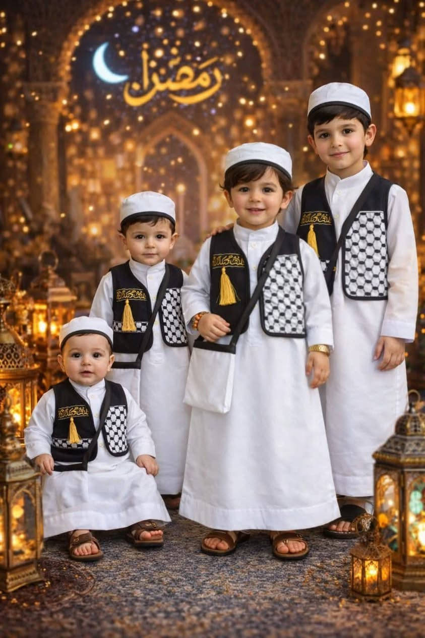 موديل ولادي كامل يجي نفس صورة بضبط قياسات من عمر 8 شهر حد ل8 سنه متوفر اخر قطع توصيل جميع محافضات موجود 😍😍


**إذا كنت صاحب هذا الإعلان وتريد حذفه لأي سبب، رجاءا أرسل رسالة إلى الدعم الفني**