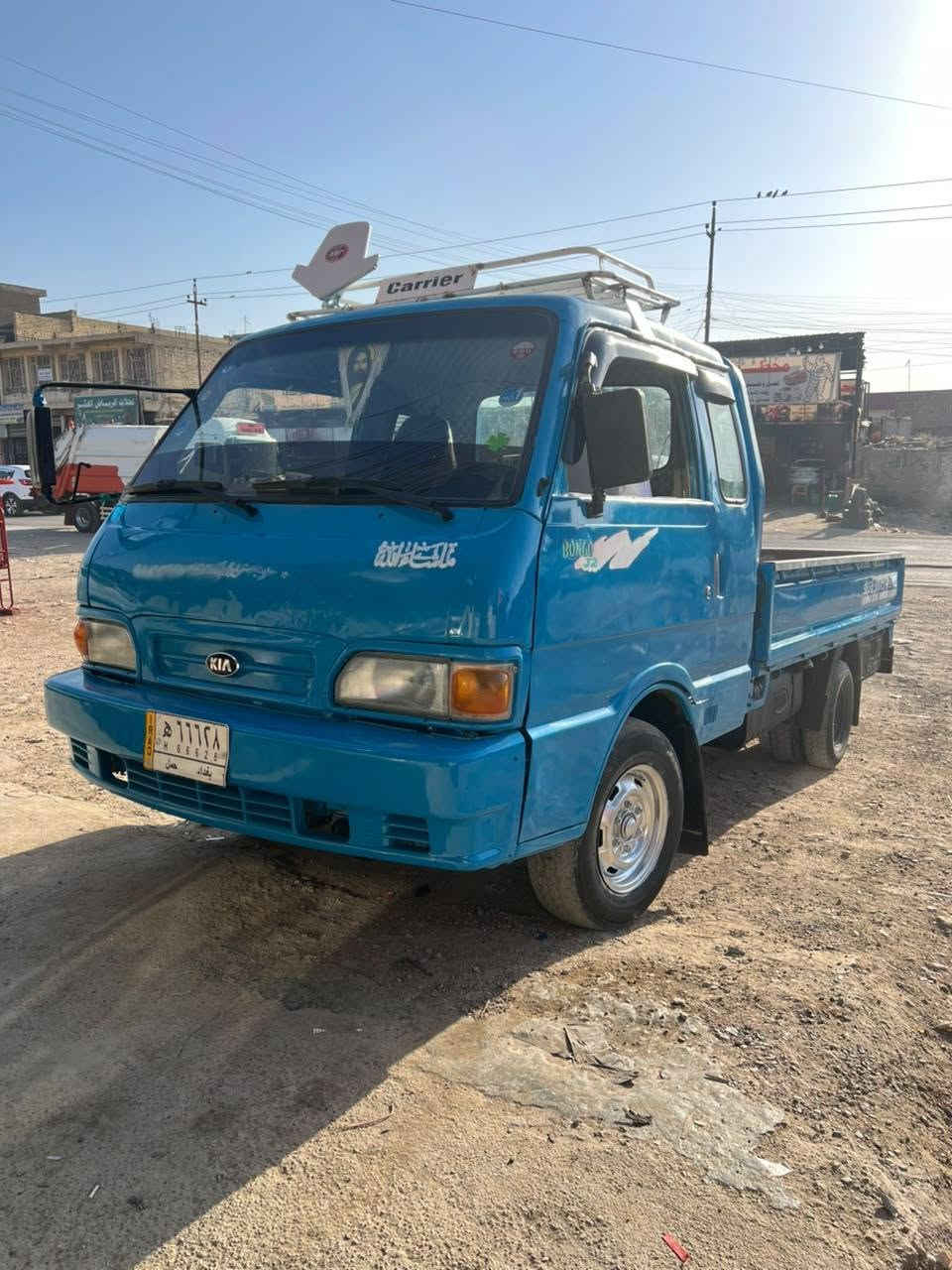 سلام عليكم كيه 96حمل مكينه وكير وكسن مكفول تخم تاير صدر جديد سبعه جنكال سنويه 29 تحويل مباشر السعر 55وبيها مجال مكان بغداد المعامل اتصال ***********

