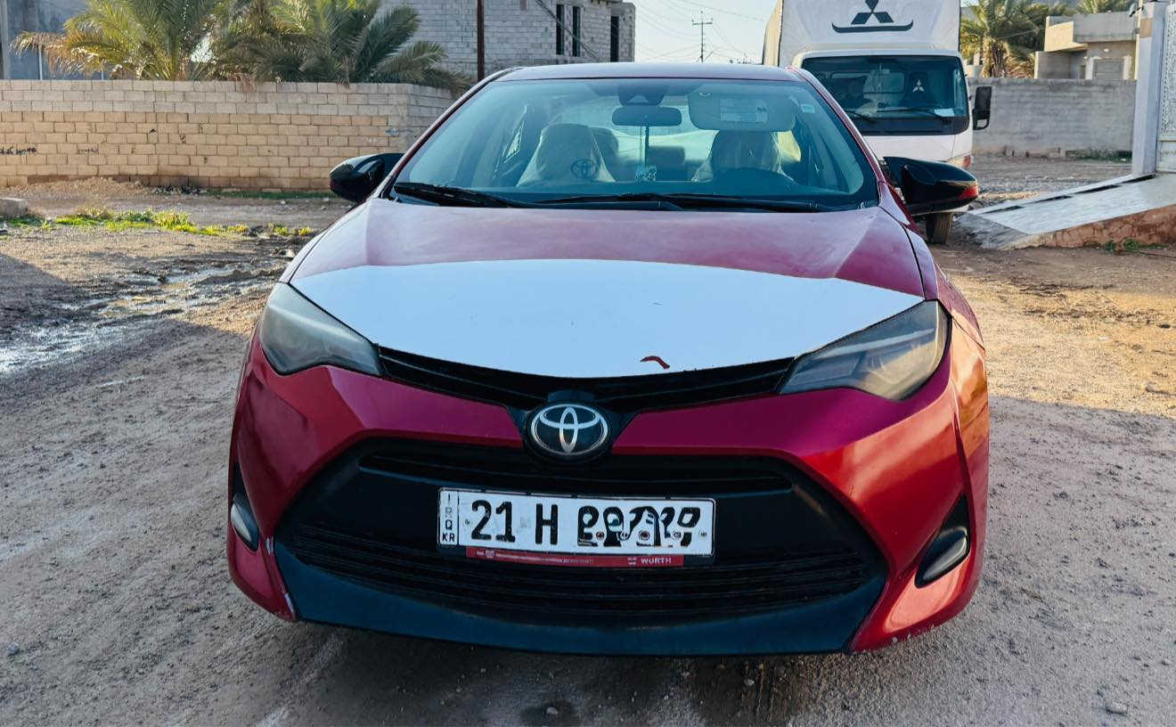 كورلا 2017 مكانها ديالى قره تبه ضرر بنيد وجاملغ جه سايق بدون دواخل السونار مرفق ويا صور ماشيه 180 الف ميل سعرها 125 قفل قفل  رقم سليمانيه رقم موبايل ***********
