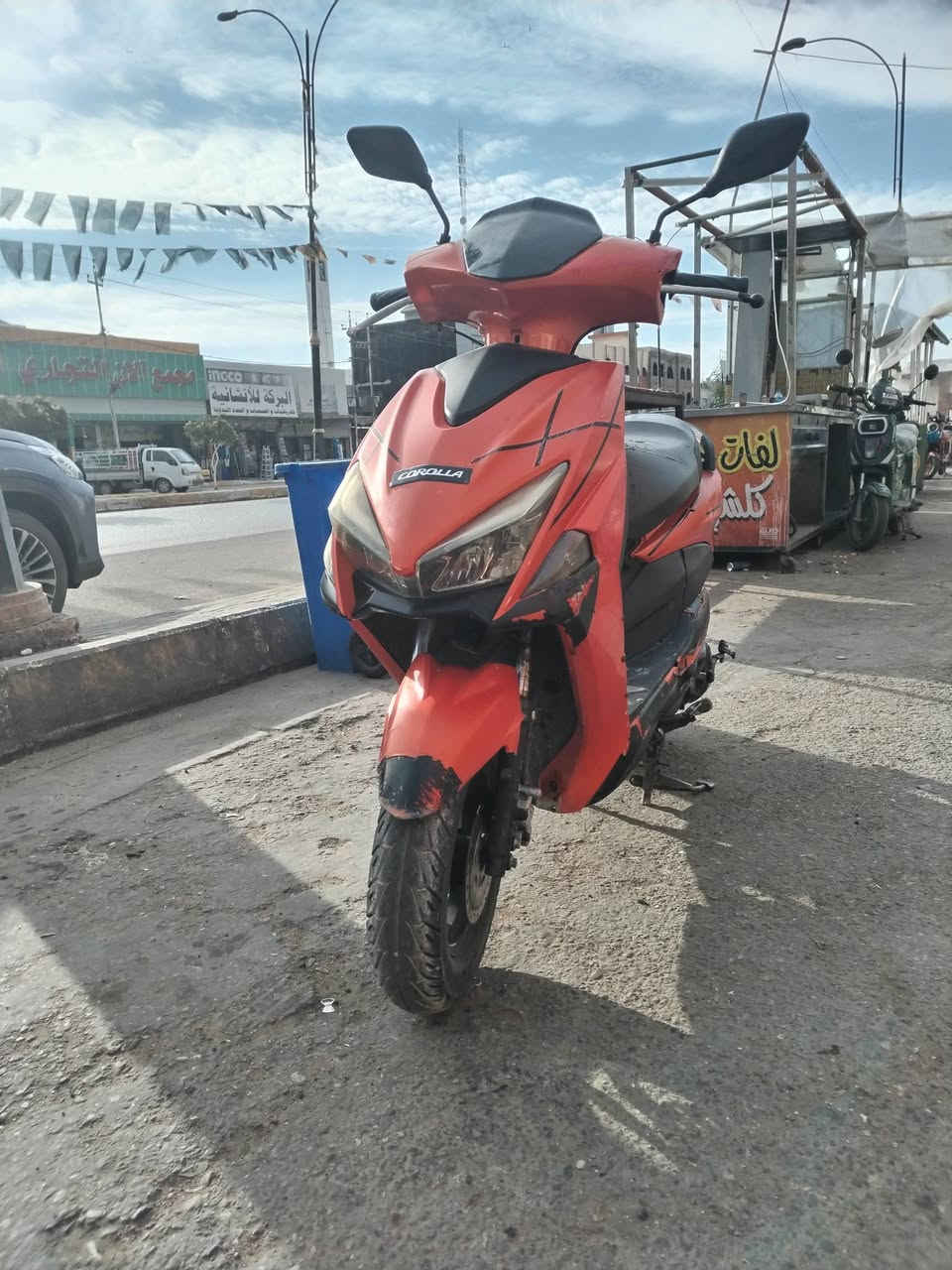 السلام عليكم دراجه ماكس fxمحرك ياباني دراجه كامله نكره. فول كهربايات كله شغال دشبول لايتات اشاير عداد سرعه دبلات شغال  السعر 325بي مجال رقم ***********
