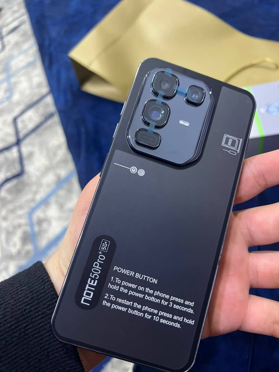 السلام عليكم
انفنكس نوت 50 برو بلس 
الجهاز جديد مامستخدم 
بس بدون ضمان شركة الجبال
السعر 150


**إذا كنت صاحب هذا الإعلان وتريد حذفه لأي سبب، رجاءا أرسل رسالة إلى الدعم الفني**