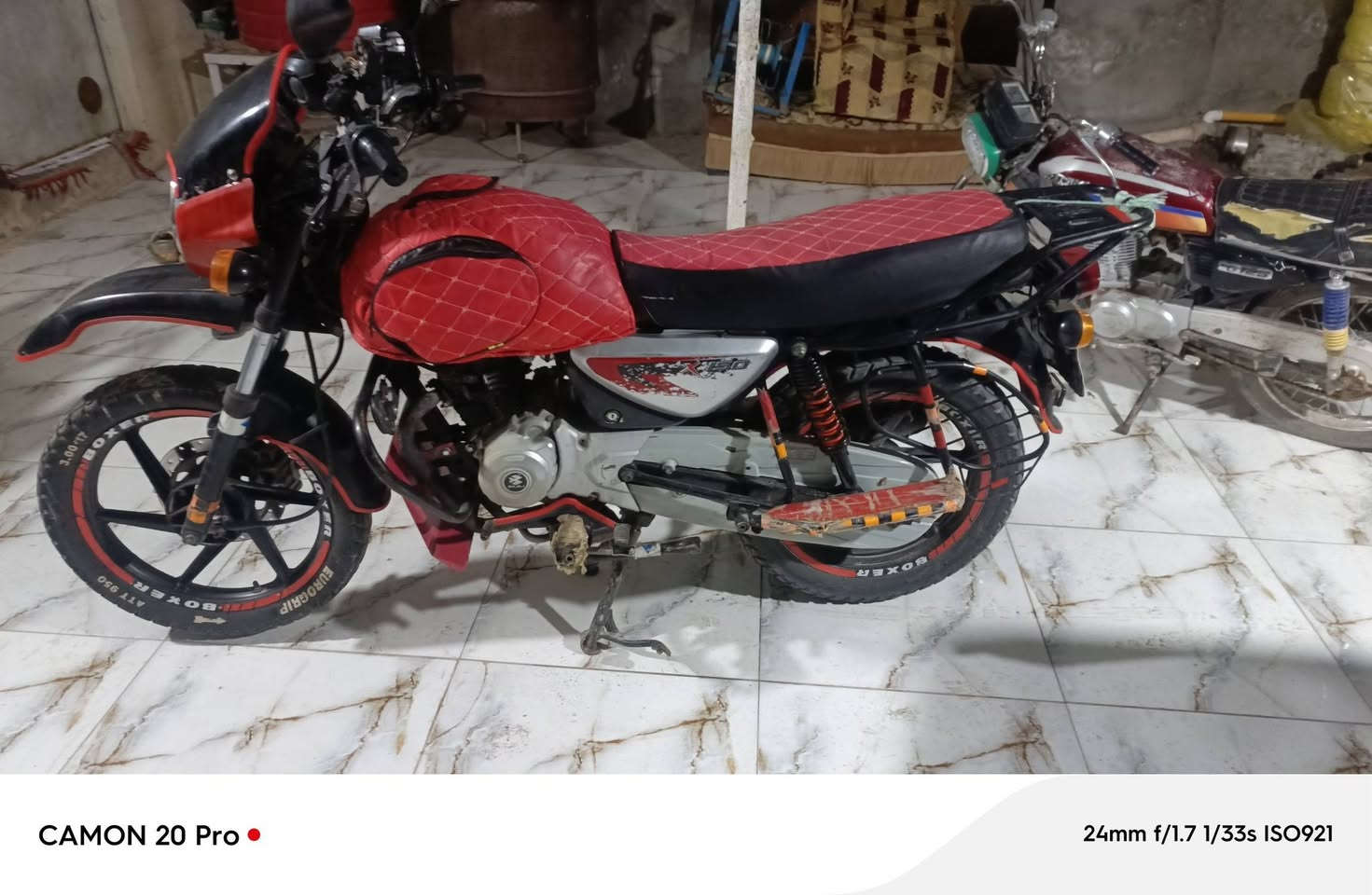 سلام عليكم بوكسر فحل البيع الدراجه رقم او سنويه الدراجه مديل 21الدراجه مفتوحه بس بوش امبدل بيه الدراجه كلشي شغال ماكو شي ماشغال  السعر 1600او بيه مجال حك الجيه المكان البصره القرنه امزيرعه هاذ الرقم التواصل ‏‪***********‬‏
