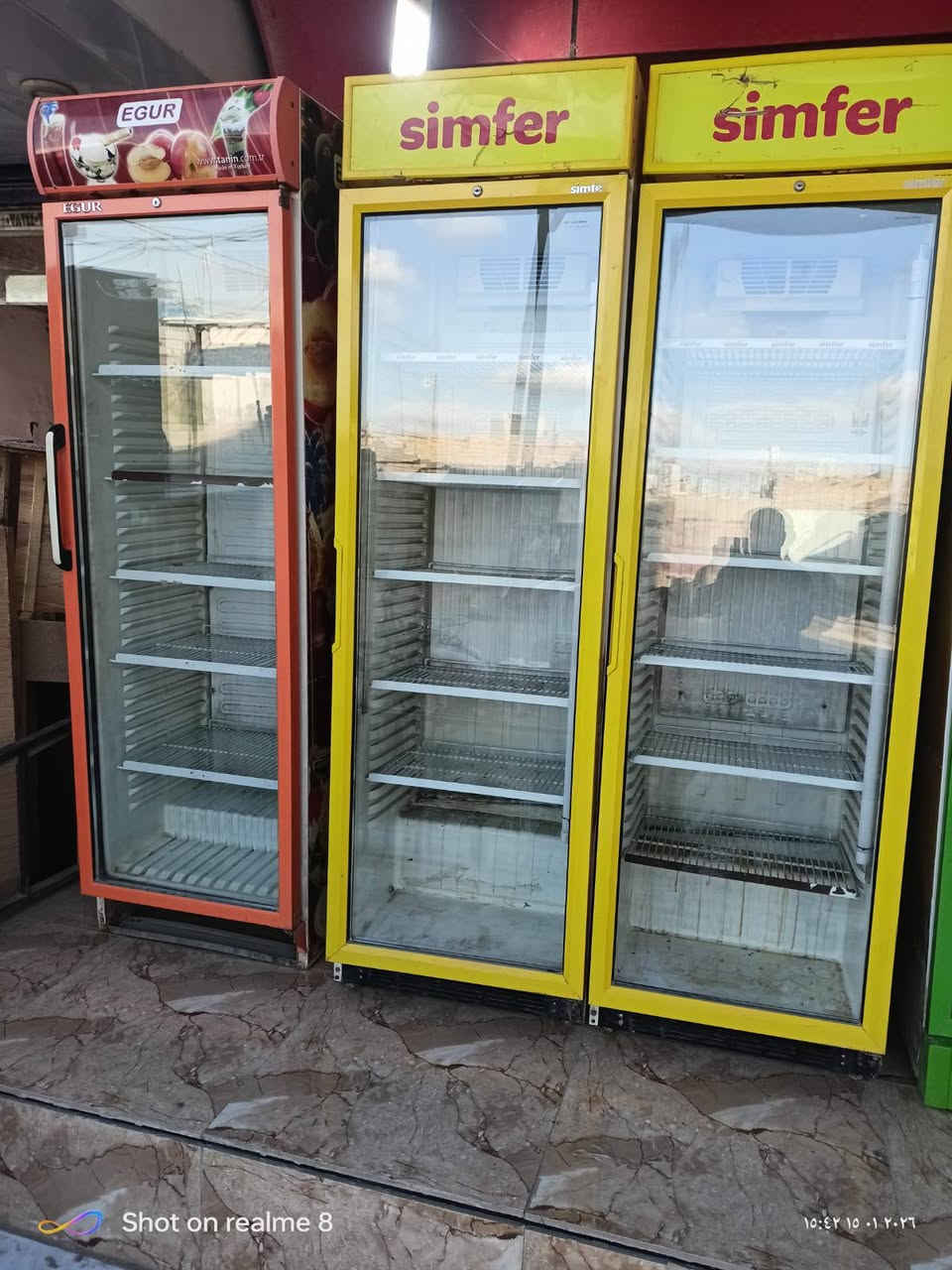 توفرت لدينا انواع البرادات العارضات 
البالة المستعمل اخوو الجديد ماركات عالمية
باب واحد 
مع
بابين 
شرط الشغل والتبريد والنضافة 
شرط مع الضمان
عنوان 
ناصرية مدينة الصدر 
شارع المضخة 
***********
***********
