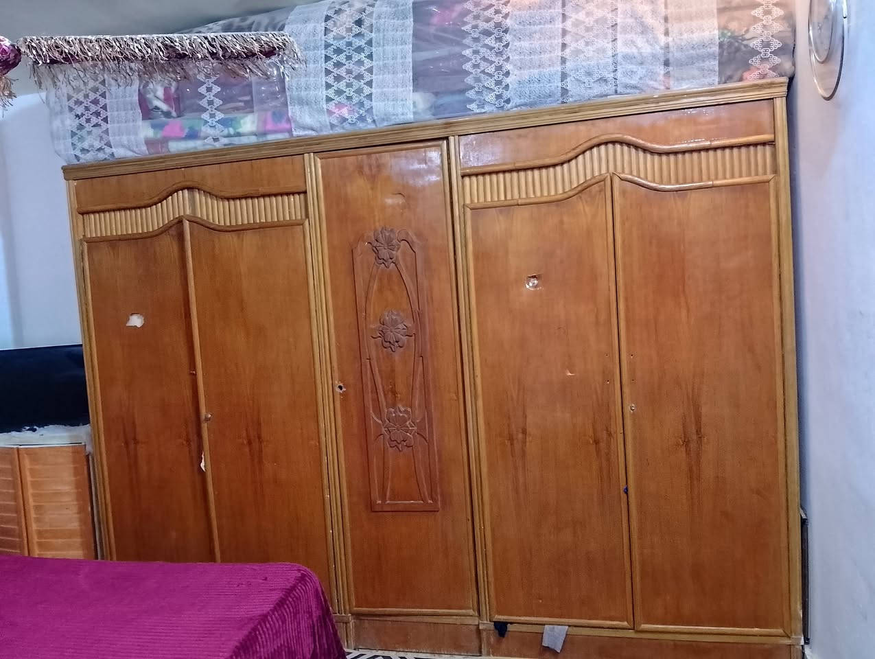 السلام عليكم غرفه مستعمله بيه ضربات قليله عنوان بابل 
السعر 500 وبيه مجال ***********
