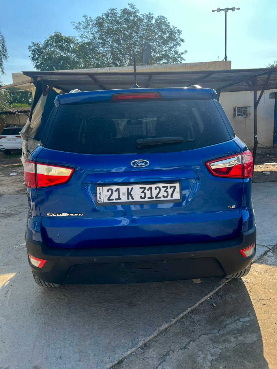 السلام عليكم
Ford EcoSport 2021

.المسافة المقطوعة 72000 KM

.مواصفات السيارة 

.شاشة كبير 

.تحكم ستيرن

.بصمة تشغيل 

.بصمة ابواب 

.سقف سلايت

.كشن قماش + تدفئة

.تبريد بيانو 

.شاشة عرض معلومات 

. حساسات خلفية 

.كامرة خلفية 

السيارة ضررهة بس بنيد بدون دواخل بدون ايرباك 

و بيها بارد بين باب سايق و خلف السايق 

السيارة حلوة و جاهزة بدون نقص 

تحويل وكالة بشرط

گير و محرك بشرط 

السعر المطلوب 120$ وبيها مجال 

 رقم الشاصي 

MAJ3S2GE9MC441737

ومع الشكر و التقدير

للاستفسار :***********
