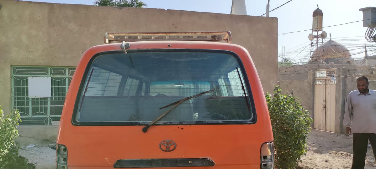 السلام عليكم هايس موديل 1999 رقم بغداد الماني محرك كاز ياباني بيهة صوت ابراص المحرك ما ينقص ولا يبخر سعر 30 معه المجال اتصل وتدلل ***********
