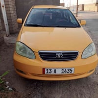 للبيع تويوتا كورولا موديل 2008 جاهزة رقم انكليزي باسمي  مصفرة هيئه .تب...