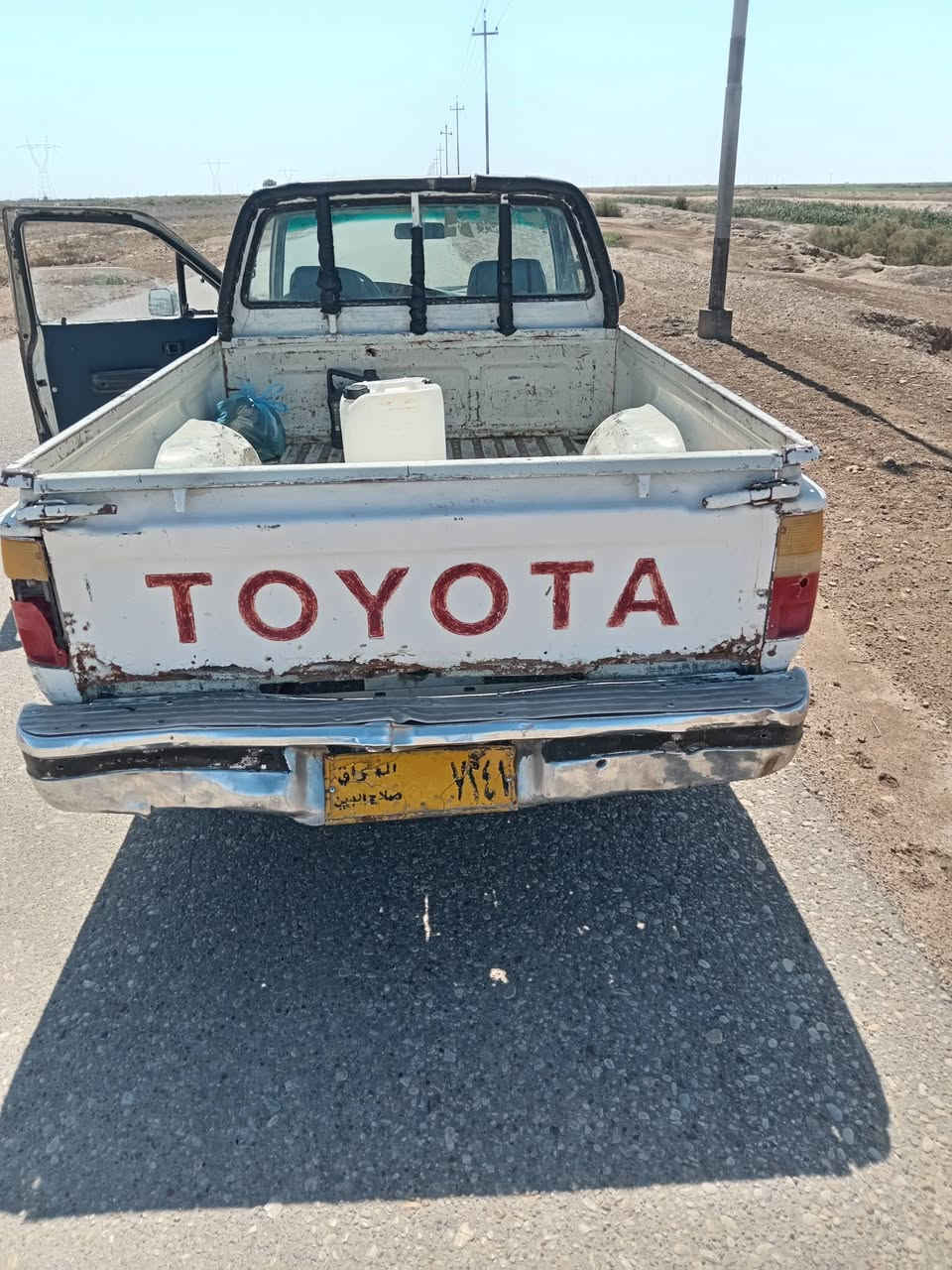 سلام عليكم ورحمة الله وبركاته للبيع موديل ٨٩ صلاح الدين 
راعيها موجود وكاله عامه باركود  جاهزه  مصبوقه عام محرك كير شاصي دوشمه كهرباء كل نظيف تايرات نص عمر سنويه منتهيه  السعر ١٨ ورقه بيها مجال مراوس ترهم مكان السياره ميسان كميت تليفون *********** *********** تفاصيل داخل الصوره
